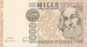 1000 lire marco polo maria montessori