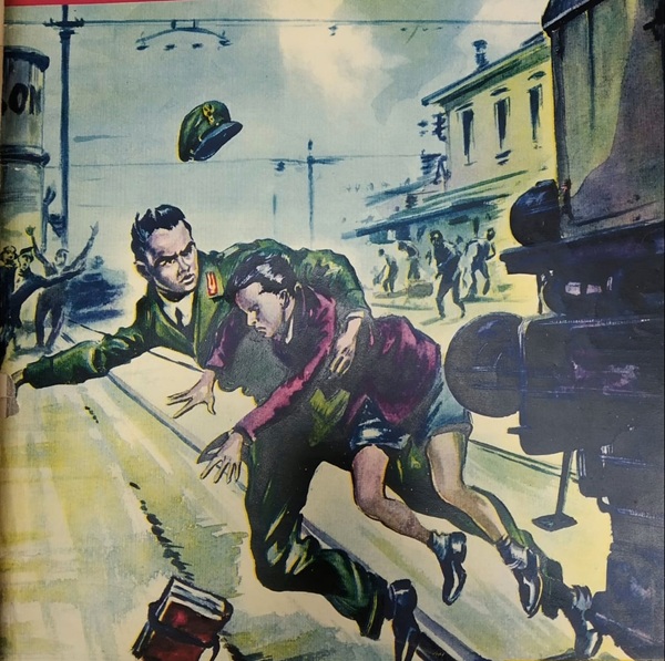 17 aprile 1952 il coraggio di lino semeria alla stazione di sondrio