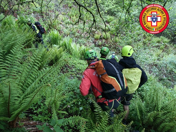 50enne recuperato dal soccorso alpino in val malgina