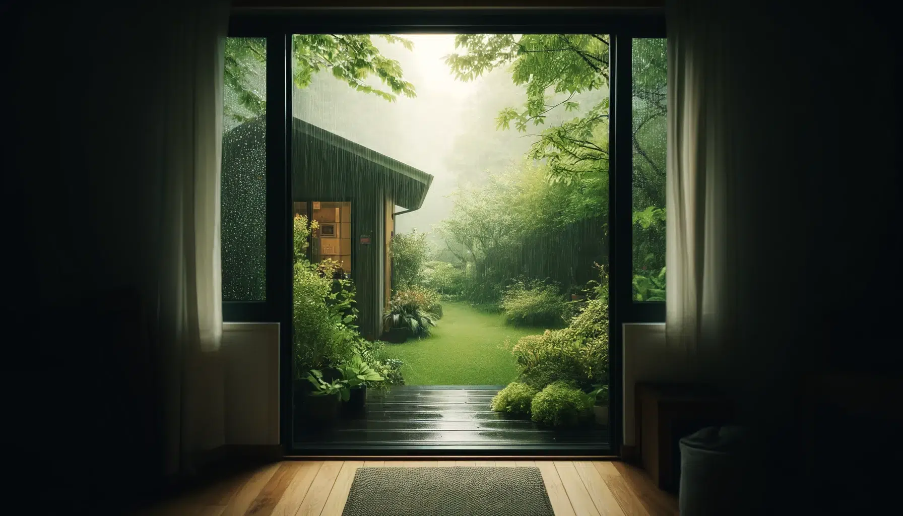 aprire le finestre quando piove