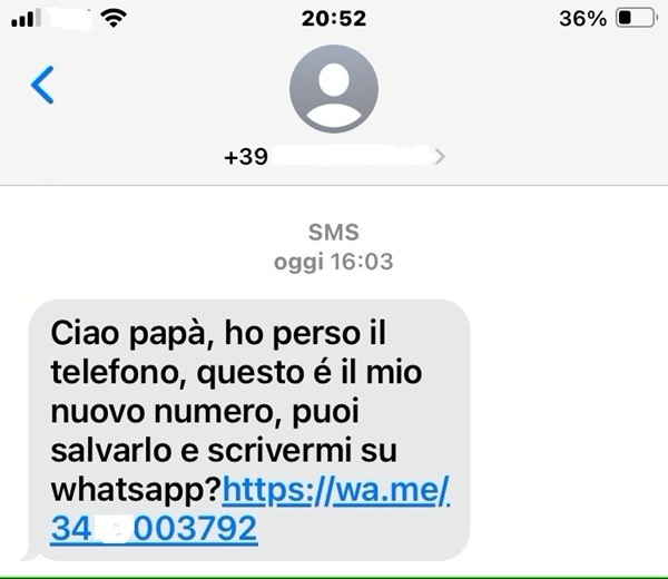 ho rotto il telefono