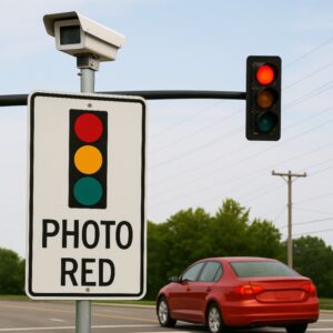 attenzione al rosso quando parte la foto e la multa del t red