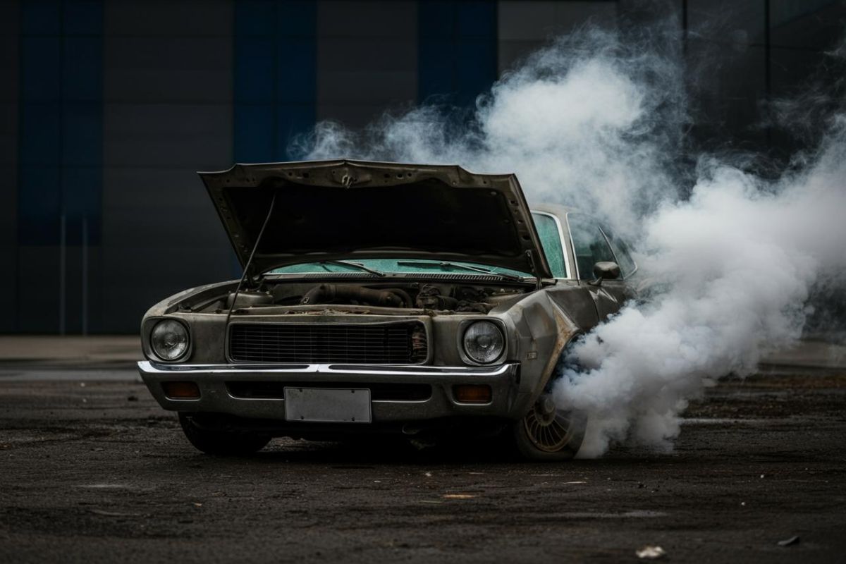 Fumo bianco auto|Fumo bianco dal motore dell'auto