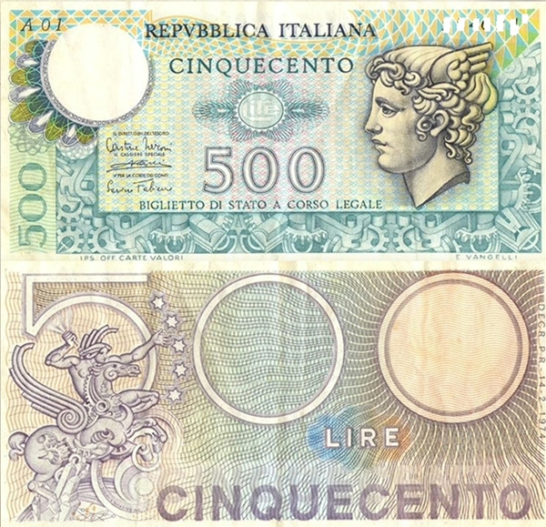 banconota 500 lire