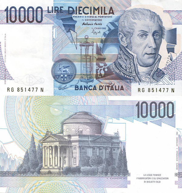 banconote10mila lire rare