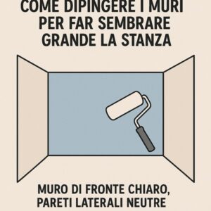 come il colore può cambiare le dimensioni della stanza