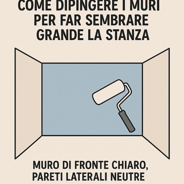 come il colore può cambiare le dimensioni della stanza
