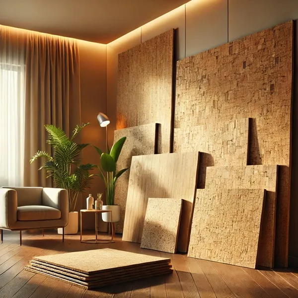 come isolare una parete interna con il sughero