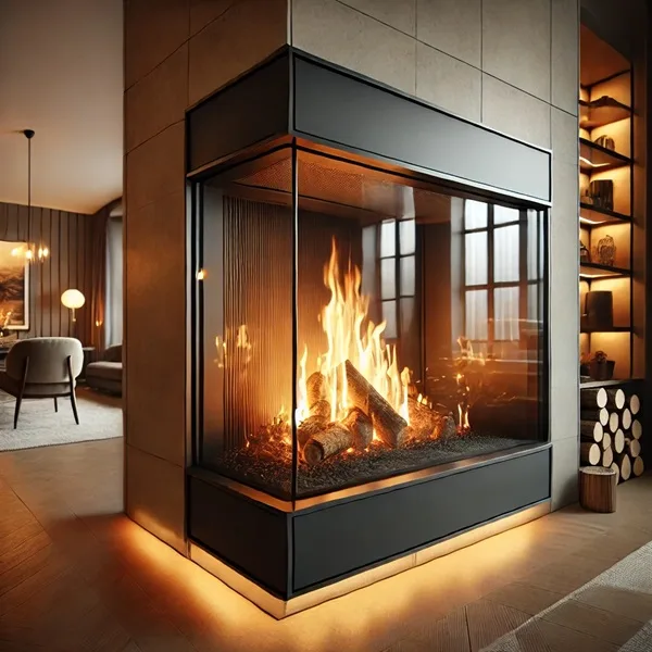 come pulire il vetro annerito del camino