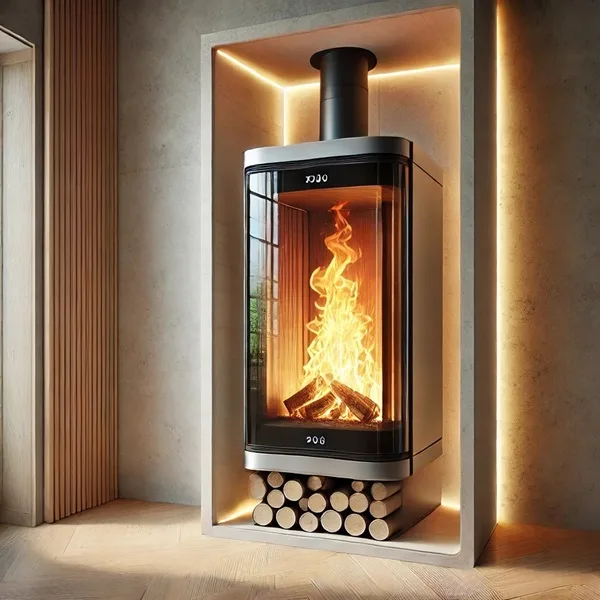 come pulire il vetro del camino annerito