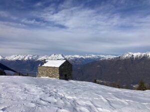 escursione alla casera di olano con le ciaspole