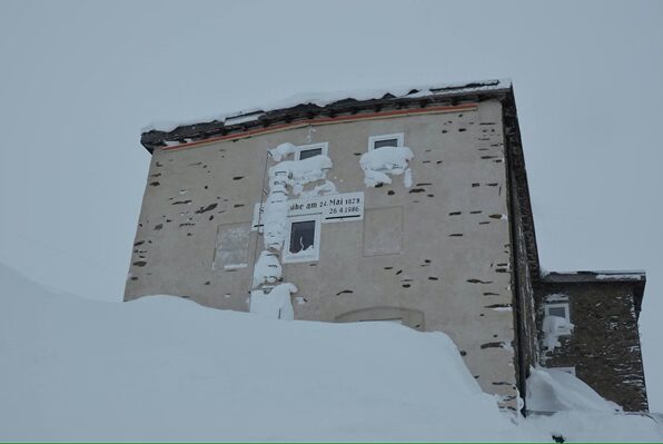 il record di neve sul passo bernina