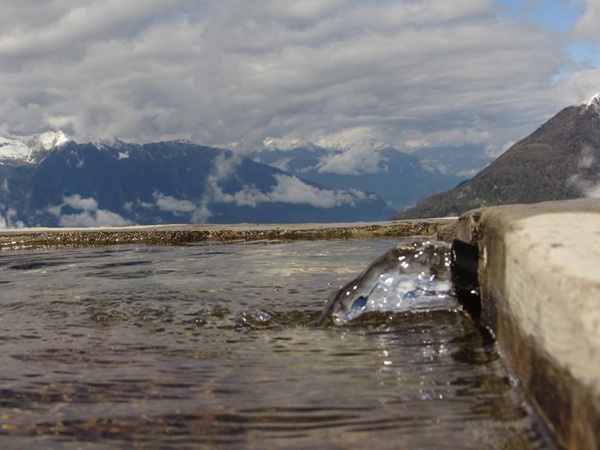 in montagna le fontane aperte non sprecano acqua