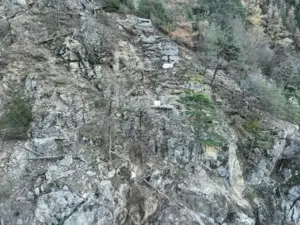 incidente sul lavoro in una parete scoscesa a brusio