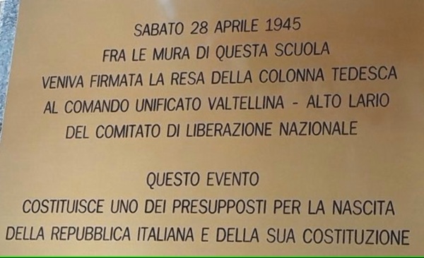 la colonna tedesca della flak che portava mussolini si arrese a morbegno