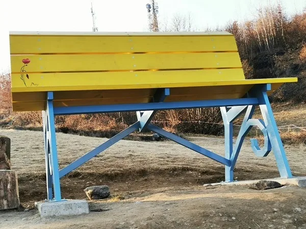 la panchina gigante di triangia