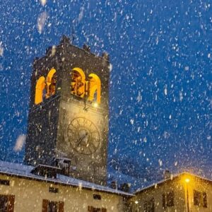 la torre delle ore di bormio