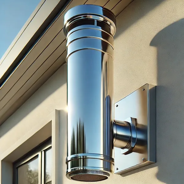 le canne fumarie in acciaio sono autopulenti