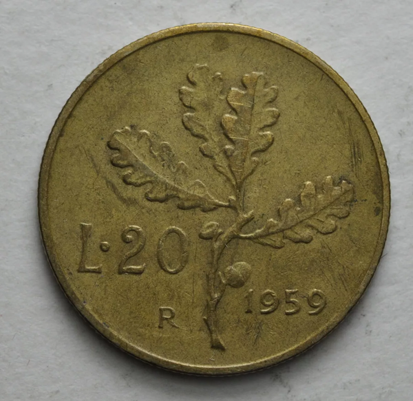 le monete da 20 lire ricercate dai collezionisti