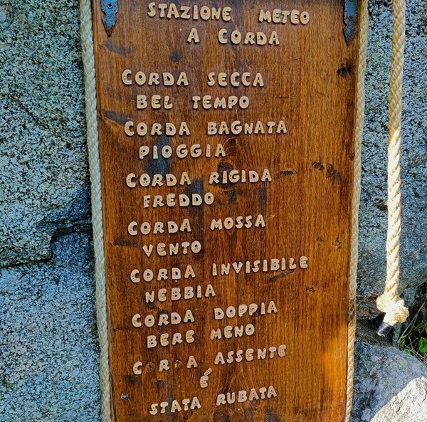 l'infallibile stazione meteo a corda di valdisotto