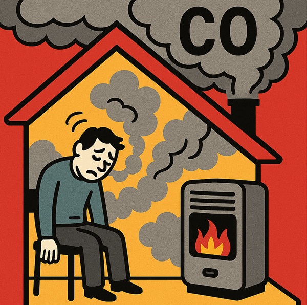 monossido di carbonio killer silenzioso nelle case