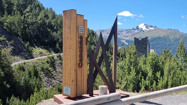 nuova segnaletica dedicata ai ciclisti sui passi dell’alta valtellina