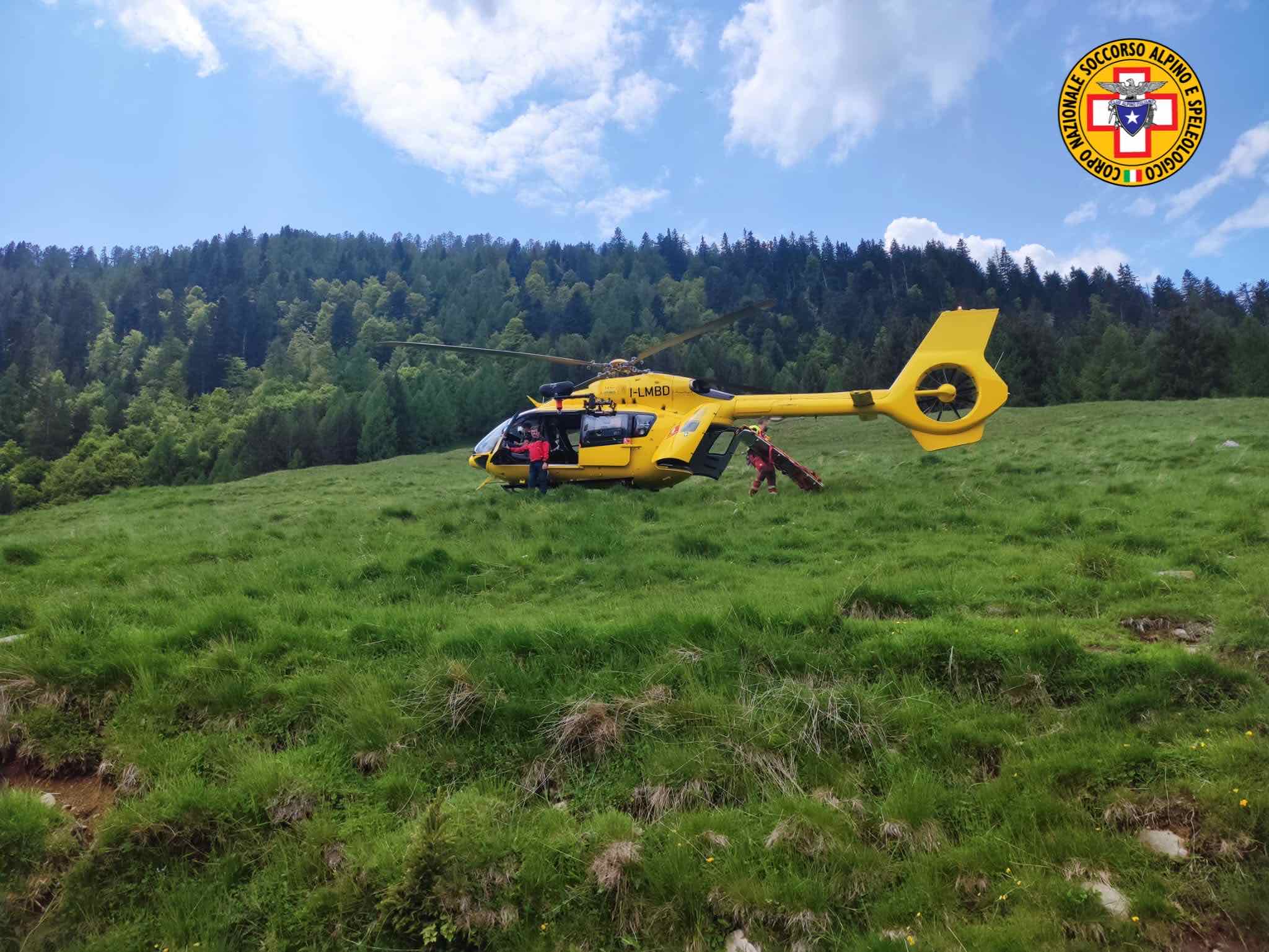 attivato l’elisoccorso
