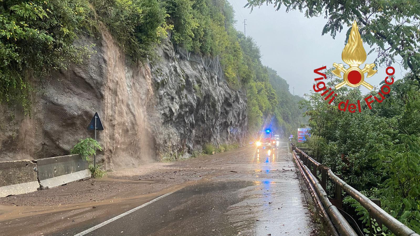 rete stradale colpita dal maltempo in lombardia|ospedale di sondrio