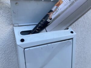 stop ai volantini nella cassetta delle lettere